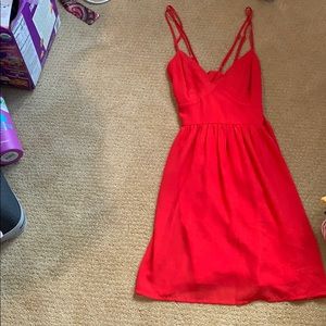 Small red dress super casual super cute